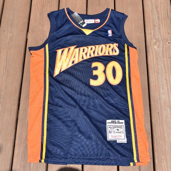 New! Stephen Curry Golden State Warriors Dark Blue Basketball Jersey Men's XL - Picture 2 of 2